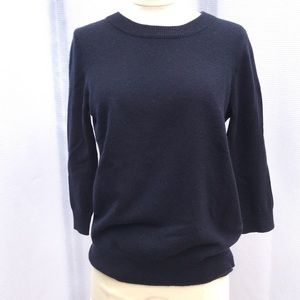Navy Cashmere Sweater